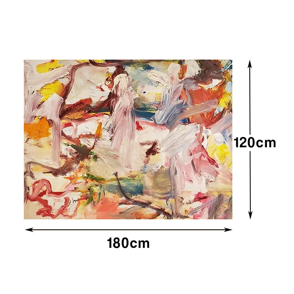 LIVARA Hand-Painted Oil Painting 60/80/120cm - Neutral Hand-Painted Art Designed to Bring Calm and Soft Elegance to Living Rooms