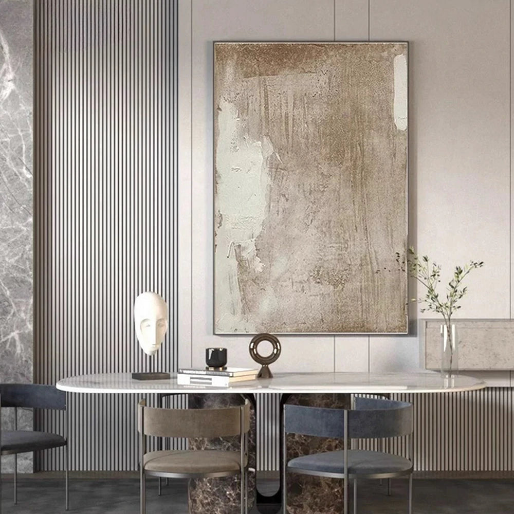 LIVARA Hand-Painted Oil Painting 60/80/120cm - Minimalist Abstract Painting That Fits Seamlessly Into Modern Interior Design