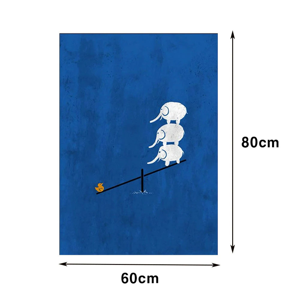 LIVARA Hand-Painted Oil Painting 60/80/120cm - Soft Toned Canvas with Delicate Brushwork Perfect for Bedrooms and Hallways