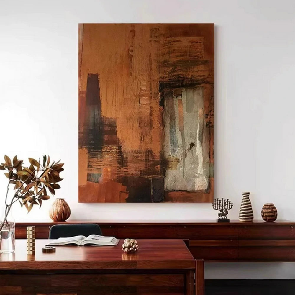 LIVARA Hand-Painted Oil Painting 60/80/120cm - Elegant Abstract Canvas Painting That Complements Simple and Clean Interiors