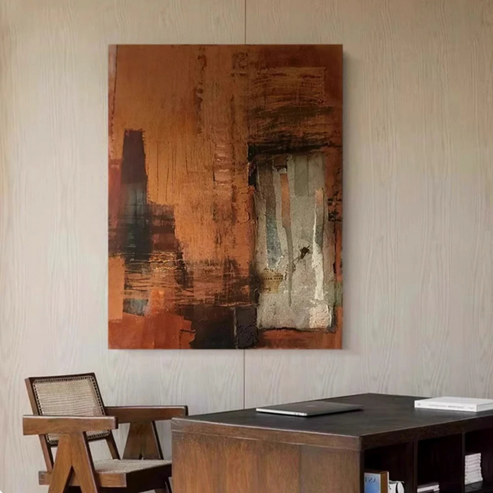 LIVARA Hand-Painted Oil Painting 60/80/120cm - Elegant Abstract Canvas Painting That Complements Simple and Clean Interiors