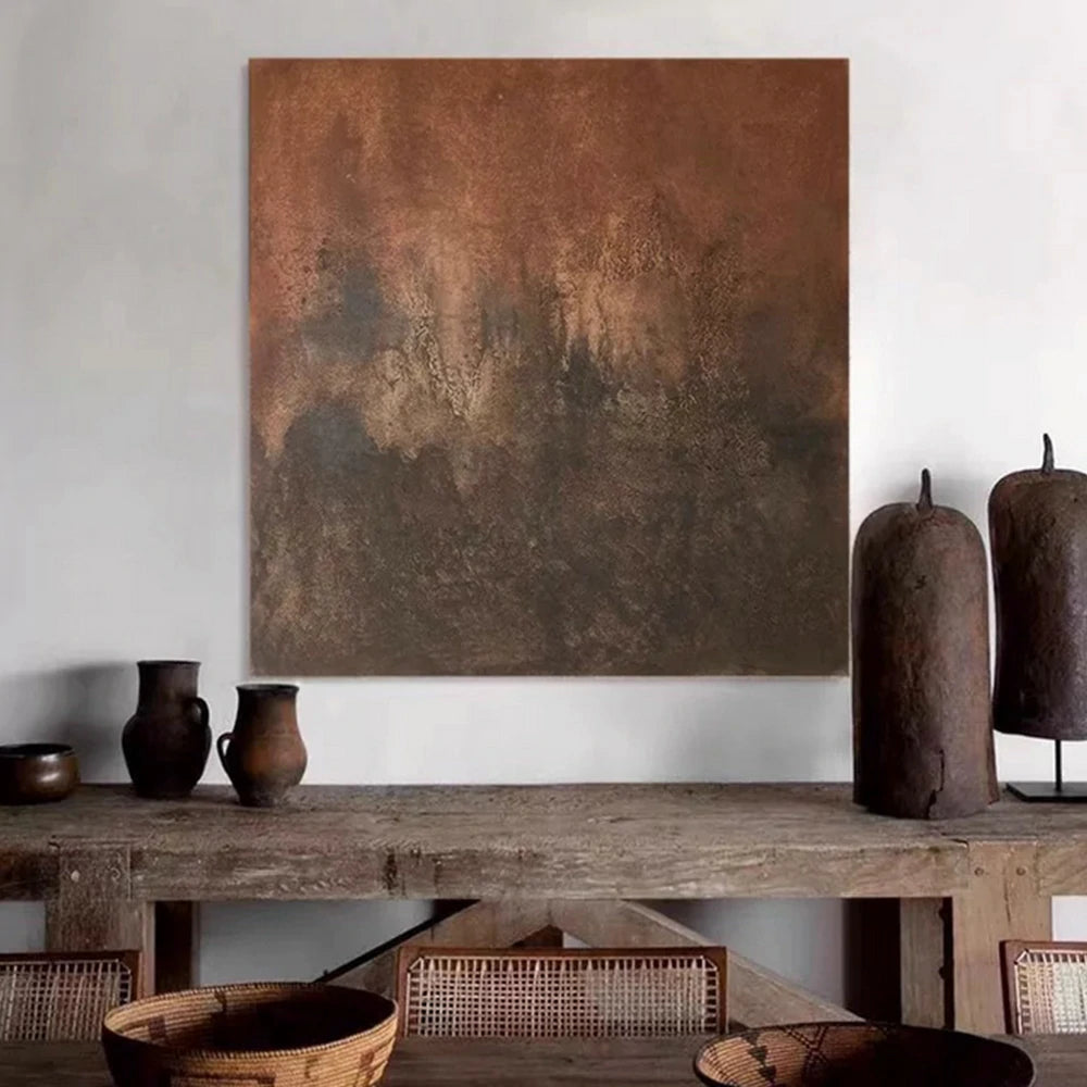 LIVARA Hand-Painted Oil Painting 60/100/140cm - Elegant Minimalist Wall Art for Living Room, Bedroom and Hallway Walls