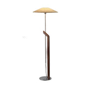 LIVARA Height Adjustable Floor Lamp 3 Colour Lighting Fabric Shade Iron Base Durable Metal Design