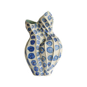 LIVARA Ceramic Vase Ornament Qing Shadow Inspired Style Artistic Home Decor Matte Ceramic Handcrafted Stone-Texture Finish