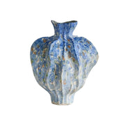 LIVARA Ceramic Vase Ornament Lakeside Stardust Theme Artistic Home Display Matte Ceramic Handcrafted Stone-Texture Design