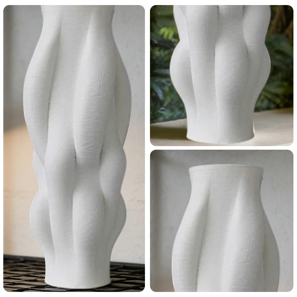 LIVARA Ceramic Vase Ornament Water-Propagation Ready Artistic Home Decor Matte Ceramic