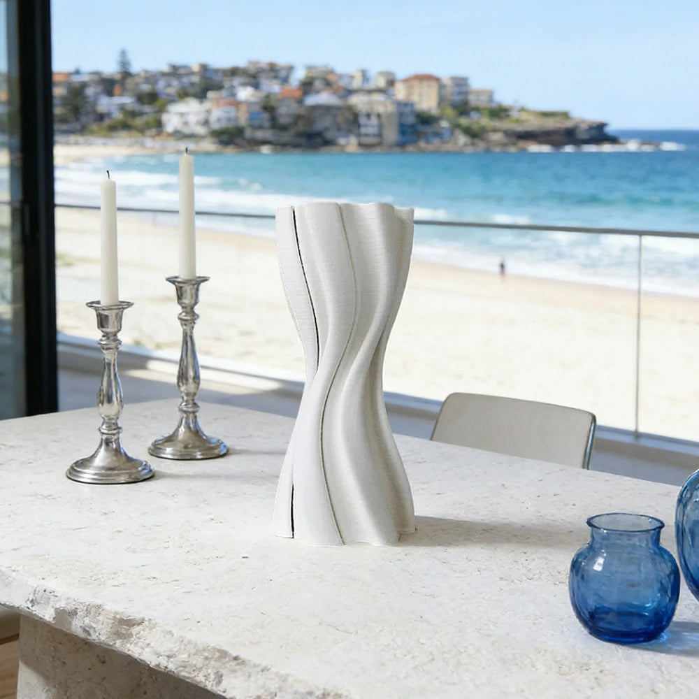 LIVARA Ceramic Vase Ornament Decorative Art Object Matte Ceramic Handcrafted Stone Texture