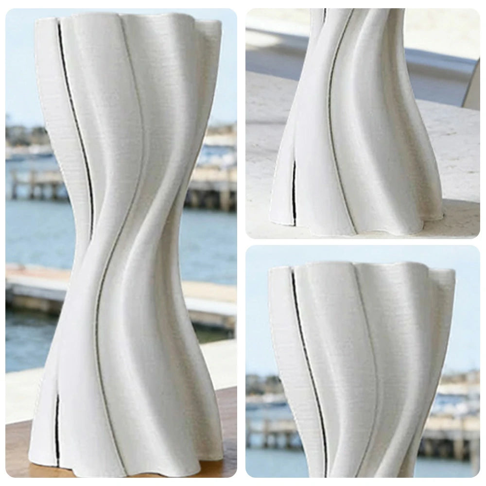 LIVARA Ceramic Vase Ornament Decorative Art Object Matte Ceramic Handcrafted Stone Texture