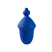 LIVARA Ceramic Vase Ornament Klein Blue Finish Multi-Space Styling Matte Ceramic Handcrafted Stone-Texture Design