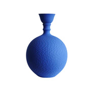 LIVARA Ceramic Vase Ornament Klein Blue Artistic Expression Sculptural Home Display Matte Ceramic
