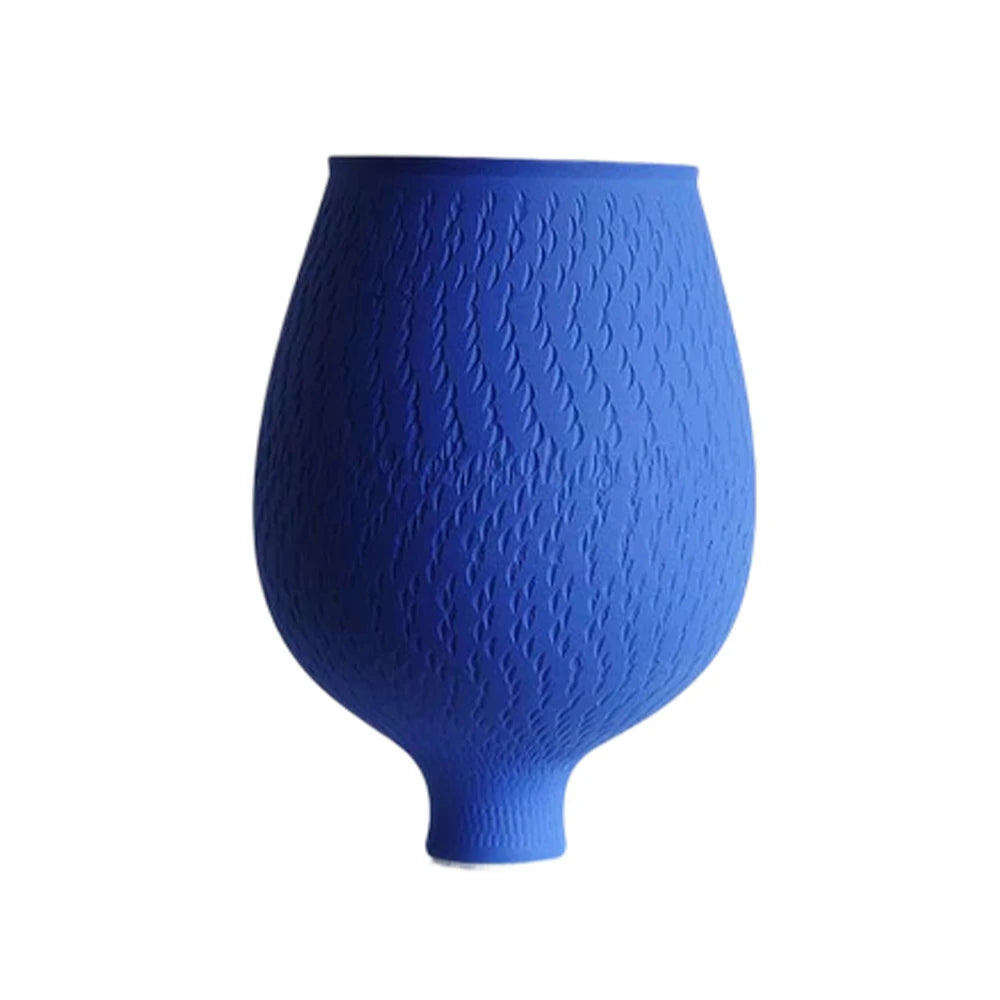 LIVARA Ceramic Vase Ornament Klein Blue Tone Living Room Entryway Styling Matte Ceramic