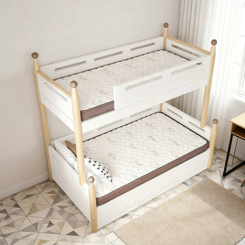 LIVARA Latex Coir Mattress 120/150/180cm - 10cm Thick, Resilient Support, Antibacterial, Breathable Cotton Surface, Safe Rounded Corners