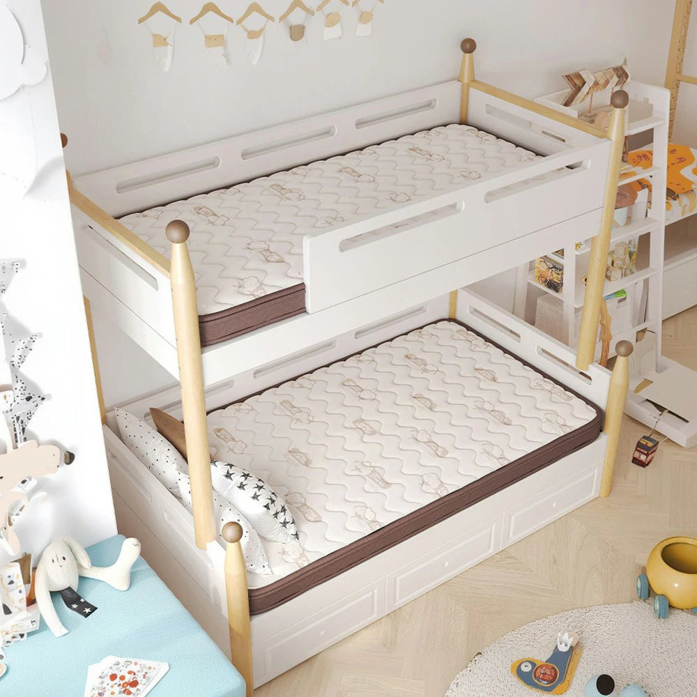 LIVARA Latex Coir Mattress 120/150/180cm - 15cm Thick, Resilient Support, Antibacterial, Breathable Cotton Surface, Safe Rounded Corners