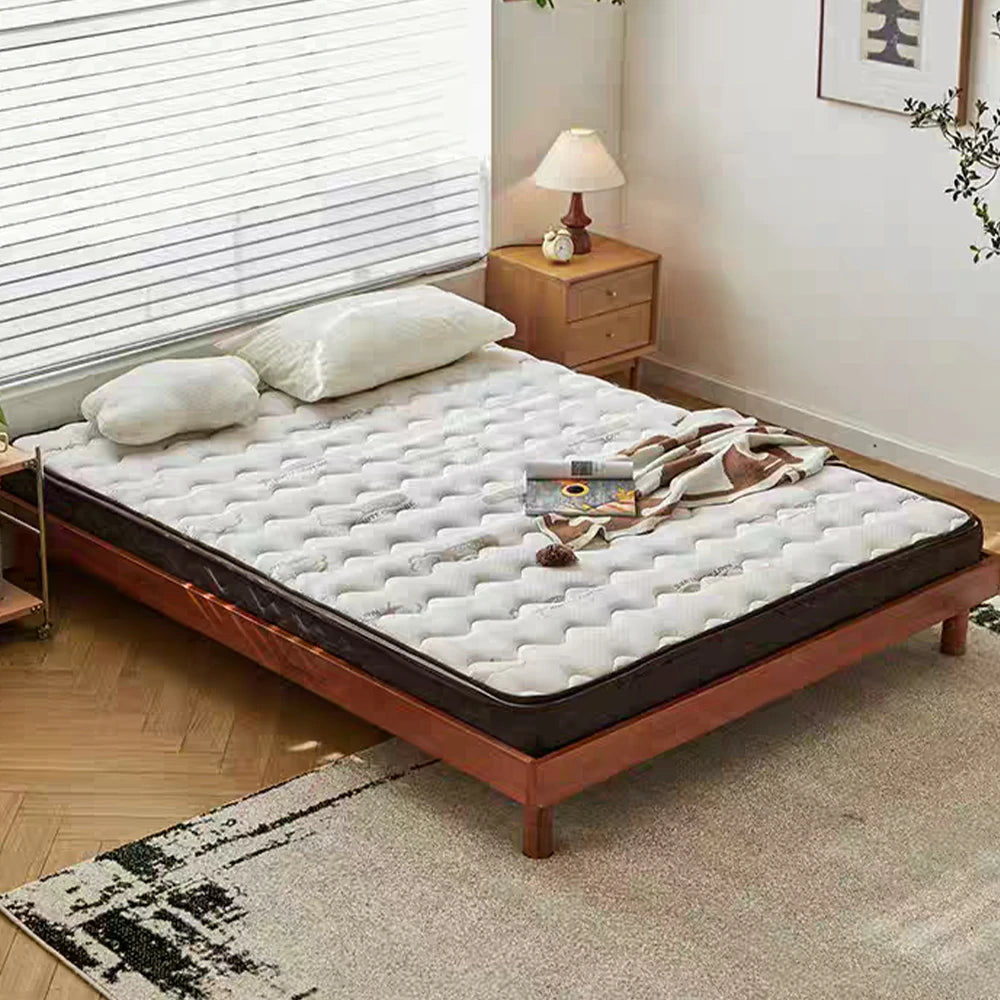 LIVARA Foldable Latex Coir Mattress 120/150/180cm - 15cm Thick, Resilient Support, Antibacterial, Breathable Cotton Surface, Safe Rounded Corners