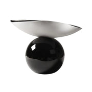 LIVARA Ceramic Vase Ornament Morning Dew Decorative Piece Artistic Home Display Matte Ceramic Calm Natural Texture - Black