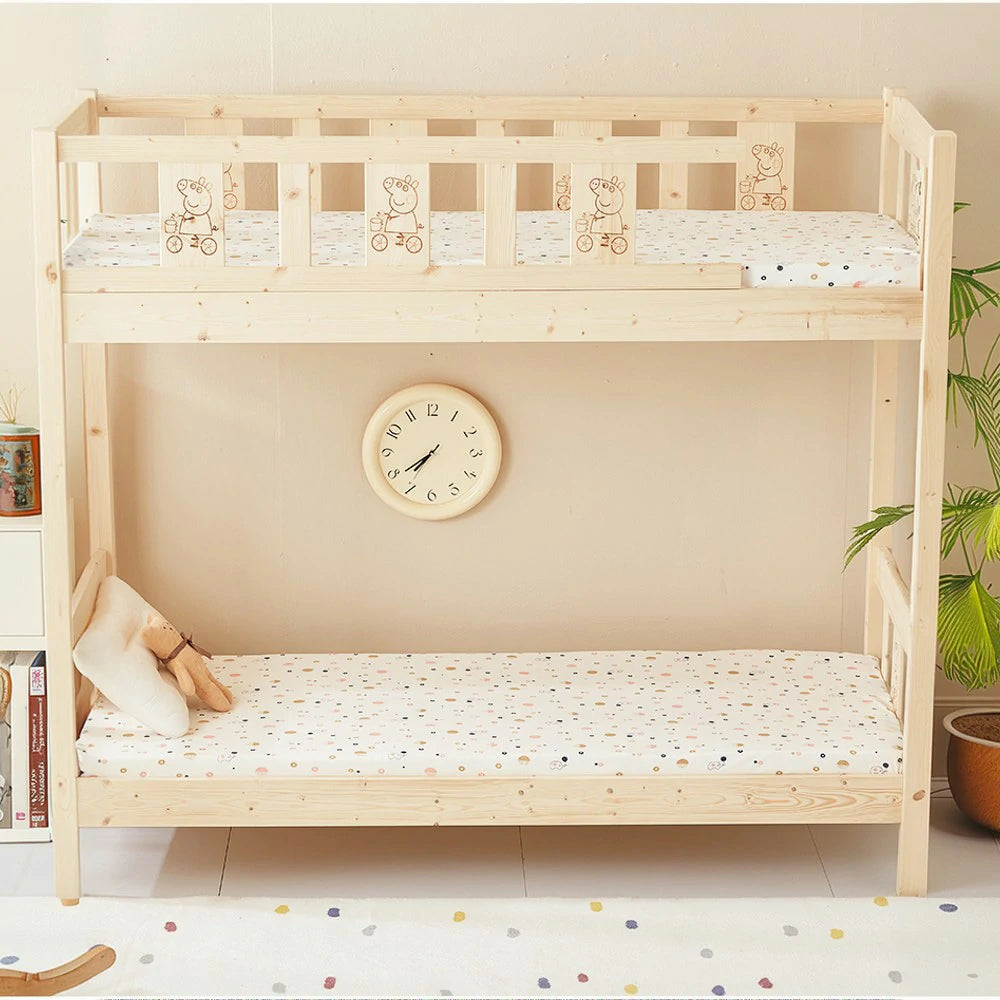 LIVARA Latex Mattress 100/120/140cm - 10cm Thick, Resilient Support, Breathable Hollow-Core, Removable Cotton Covers, Easy Storage