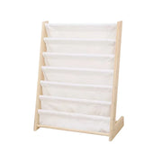 LIVARA Wooden Standing Rack, Stable Triangular Support, Solid Pine Wood Frame, Removable Fabric Cover