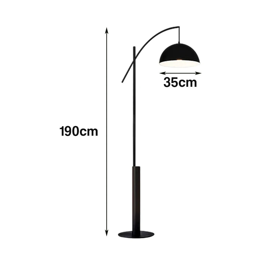 LIVARA Floor Lamp Soft Ambient Lighting Iron Shade Metal & Marble Base Premium Design
