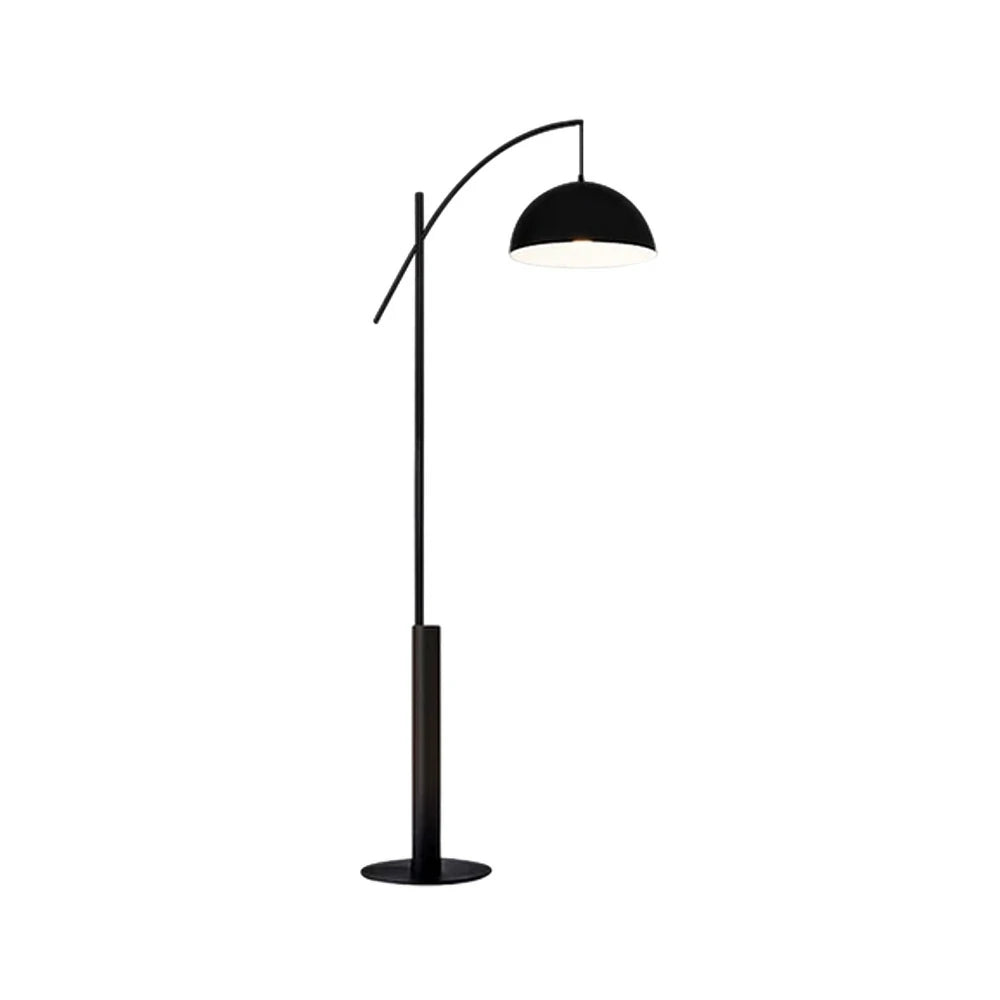 LIVARA Floor Lamp Soft Ambient Lighting Iron Shade Metal & Marble Base Premium Design