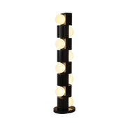 LIVARA Floor Lamp Easy-Change E27 Bulb Metal Body Corrosion-Resistant Stable Base - Black
