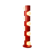 LIVARA Floor Lamp Easy-Change E27 Bulb Metal Body Corrosion-Resistant Stable Base - Red