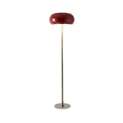 LIVARA Floor Lamp Soft Eye-Friendly Lighting Iron Shade PMMA Light Panel Premium Finish - Red