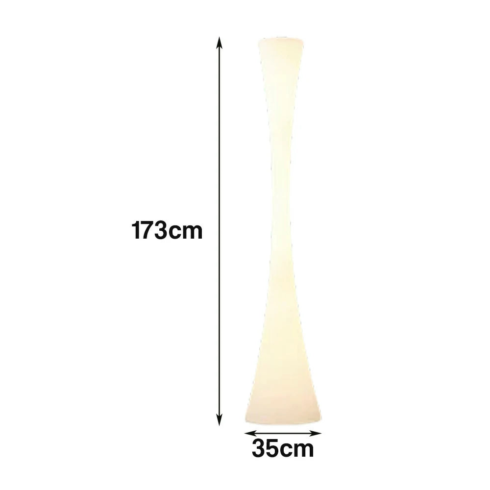 LIVARA Floor Lamp Flicker-Free Eye-Care Lighting Iron Body High-Transparency Shade Stable Base