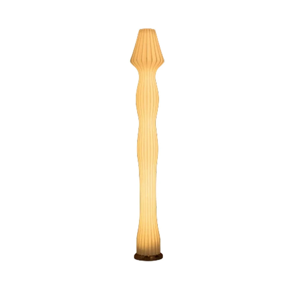 LIVARA Floor Lamp Flicker-Free Light Iron Body Rose Gold Colour Clear Shade Long-Lasting Design
