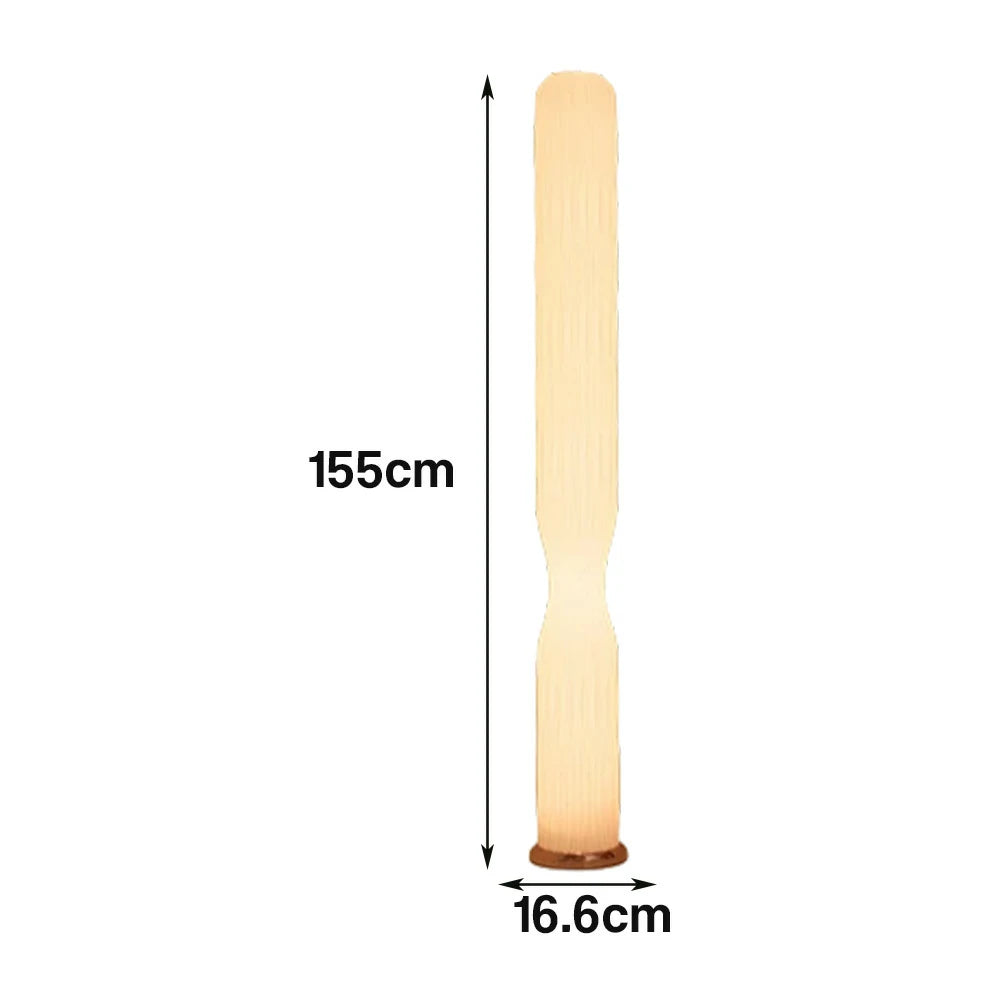 LIVARA Floor Lamp Soft Lighting Iron Frame Rose Gold Colour High-Transparency Shade Safe Stable Base
