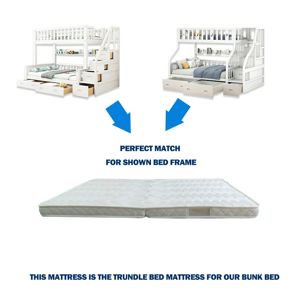 LIVARA 10cm Foldable Latex Mattress - Designed for Bunk Beds, Comfortable & Space-Saving