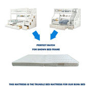 LIVARA 10cm Foldable Latex Mattress - Designed for Bunk Beds, Comfortable & Space-Saving