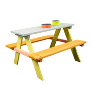 LIVARA Kids Table Rounded Safety Edges Stable Reinforced Structure Comfortable Spacing Design Family-Friendly Use