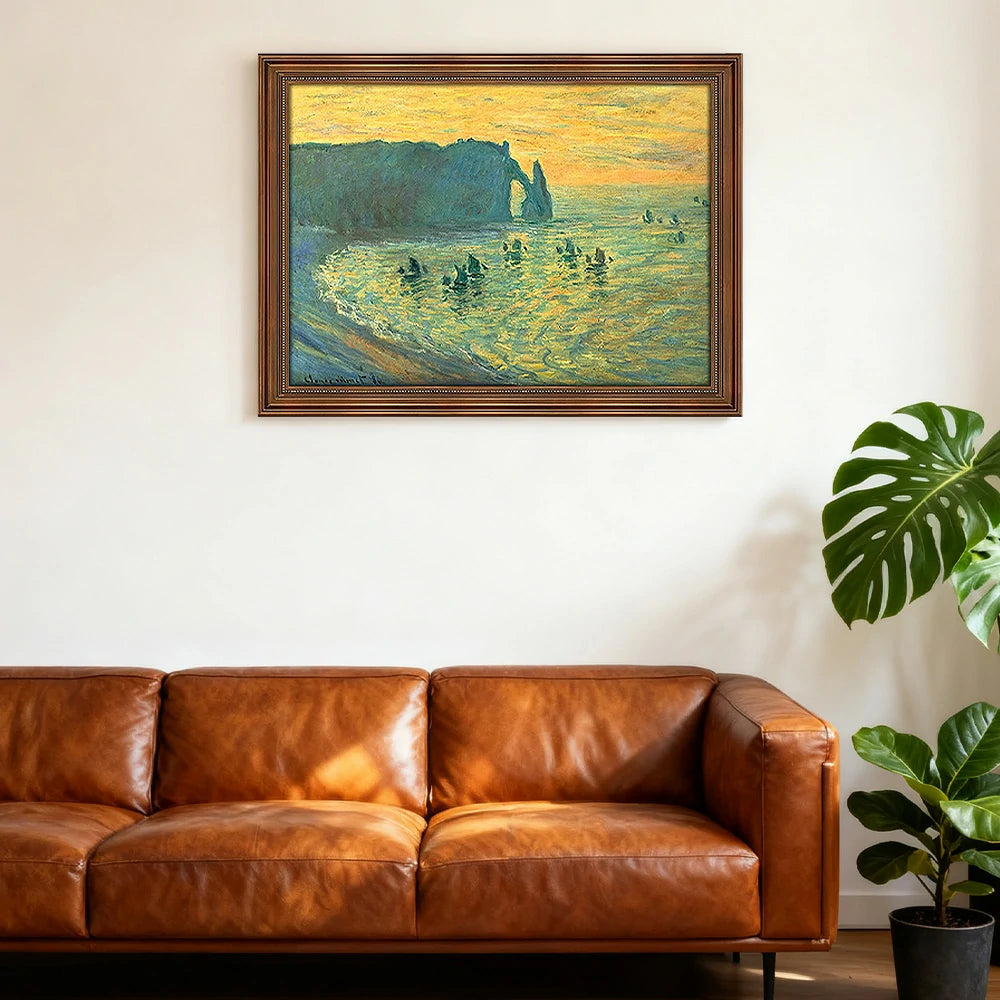 LIVARA Machine-printed Oil Painting 50/80/150cm - Minimalist Wall Art Highlighting Soft Tones and Clean Geometric Balance