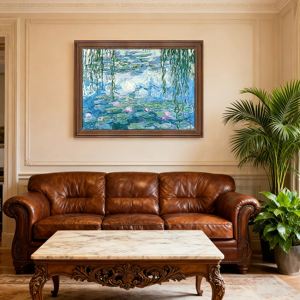 LIVARA Machine-printed Oil Painting 50/80/150cm - Neutral Canvas Artwork Offering Balanced Colour and Modern Minimal Form