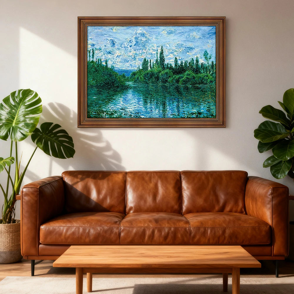 LIVARA Machine-printed Oil Painting 50/80/150cm - Soft Neutral Canvas Design with Gentle Transitions and Elegant Details