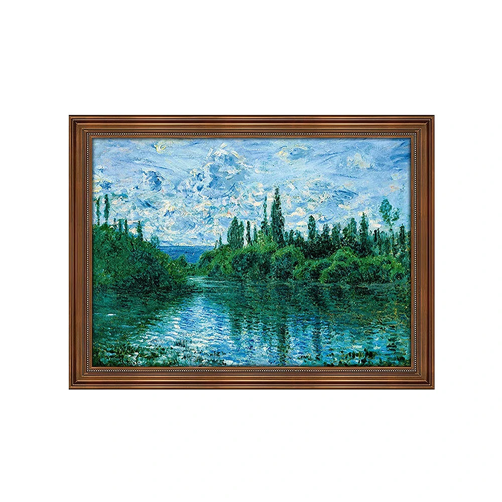 LIVARA Machine-printed Oil Painting 50/80/150cm - Soft Neutral Canvas Design with Gentle Transitions and Elegant Details