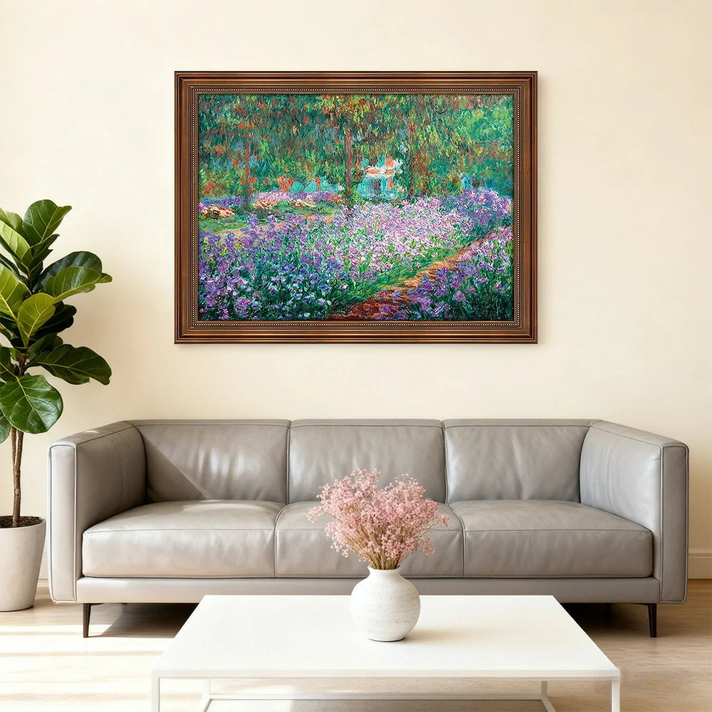 LIVARA Machine-printed Oil Painting 50/80/150cm - Elegant Canvas Painting Featuring Balanced Brush Lines and Soft Colour Depth