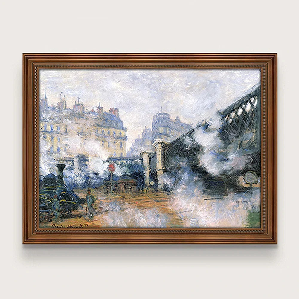 LIVARA Machine-printed Oil Painting 50/80/150cm - Neutral Abstract Painting That Enhances Light and Open Home Environments