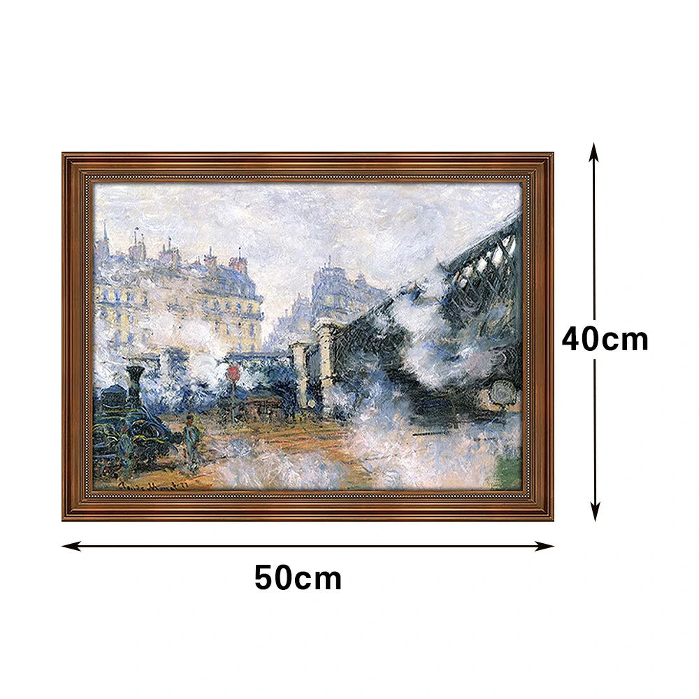 LIVARA Machine-printed Oil Painting 50/80/150cm - Neutral Abstract Painting That Enhances Light and Open Home Environments