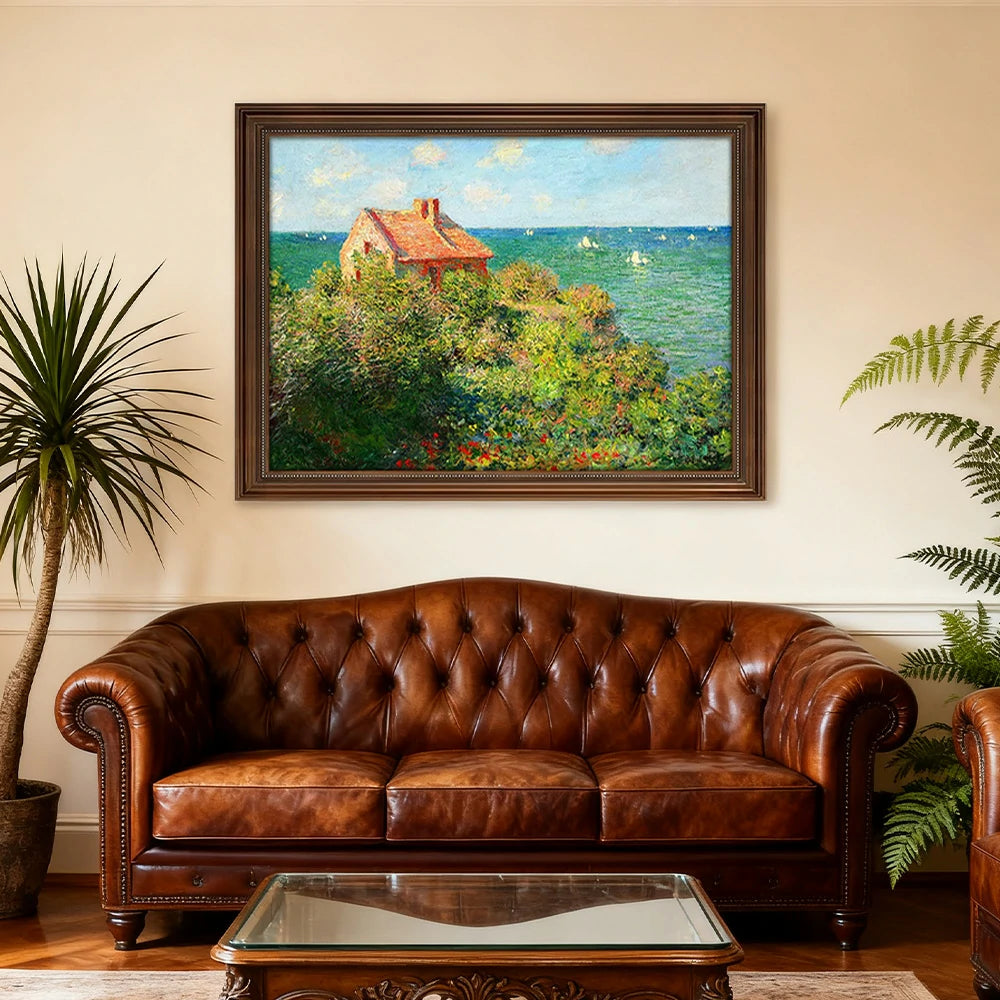 LIVARA Machine-printed Oil Painting 50/80/150cm - Neutral Abstract Hand-Painted Wall Art for Calm, Modern Living Interiors