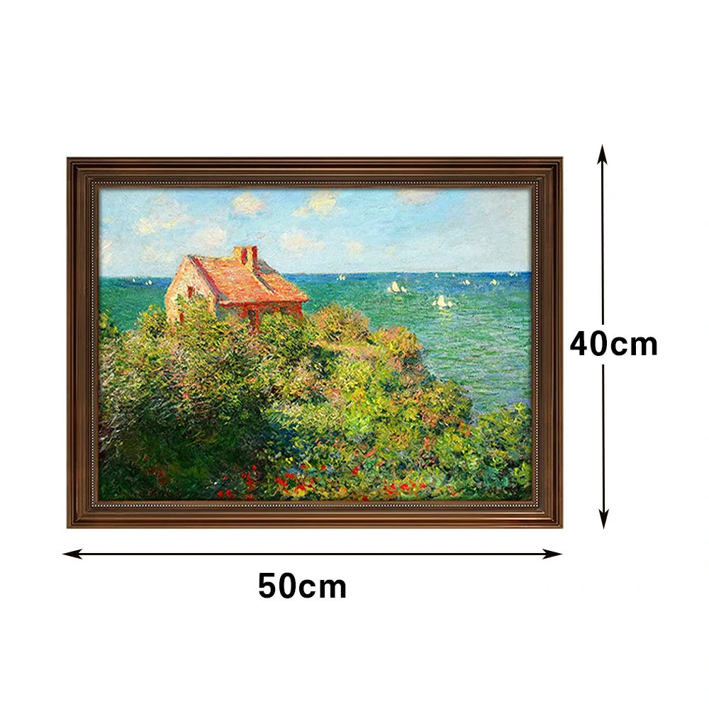 LIVARA Machine-printed Oil Painting 50/80/150cm - Neutral Abstract Hand-Painted Wall Art for Calm, Modern Living Interiors