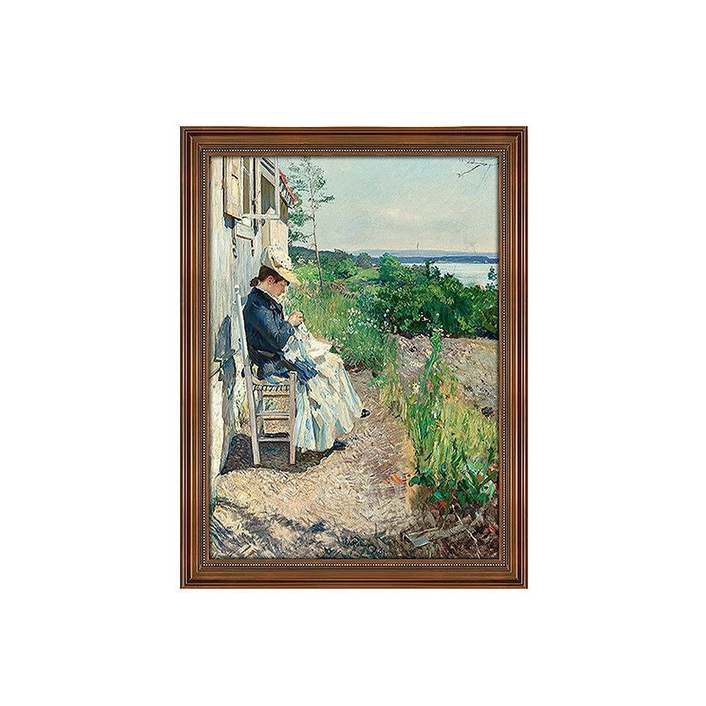 LIVARA Machine-printed Oil Painting 40/60/100cm - Minimalist Hand-Painted Painting Offering Calm and Elegant Home Aesthetic