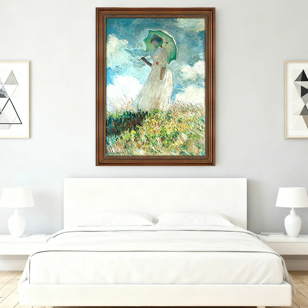 LIVARA Machine-printed Oil Painting 40/60/100cm - Minimalist Art with Gentle Flowing Forms and Soft Natural Colour Scheme