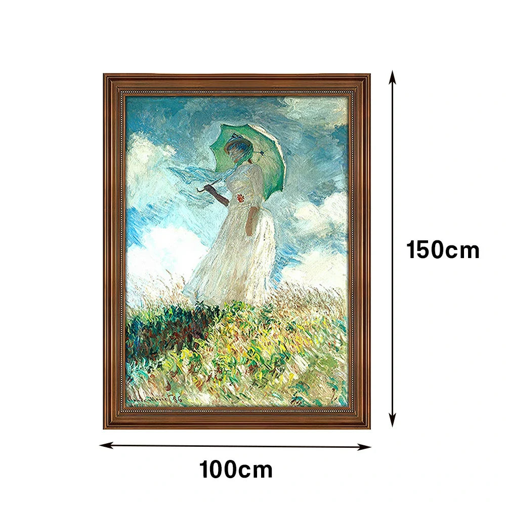 LIVARA Machine-printed Oil Painting 40/60/100cm - Minimalist Art with Gentle Flowing Forms and Soft Natural Colour Scheme