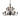 LIVARA Pendant Light 76/96cm Heavy-Duty Metal Frame Adjustable Chain Iron Ceiling Plate - Energy Efficient & Long-Lasting - Black