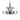 LIVARA Pendant Light 80/100cm Heavy-Duty Metal Frame Adjustable Chain Iron Ceiling Plate - Stylish Design with Corrosion Resistance - Black
