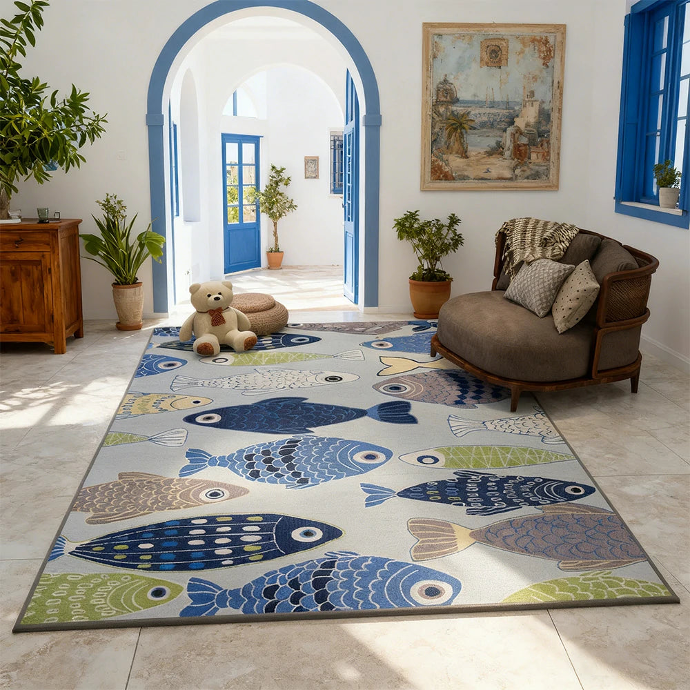 LIVARA Floor Rugs 160/200cm - made with high-density Belgian velvet fibres ensuring long-lasting softness, non-shedding performance, and a secure anti-slip base that protects floors