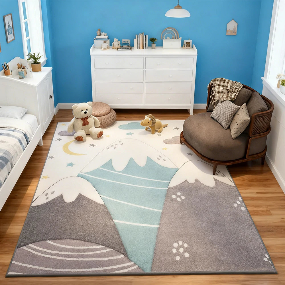 LIVARA Floor Rugs 160/200cm - built with dense Belgian velvet fibres for comfort, easy-clean practical short-pile, and a stable rubber anti-slip bottom ensuring safety around the home