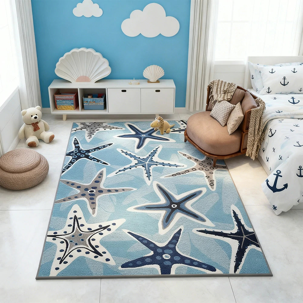 LIVARA Floor Rugs 160/200cm - made with breathable Belgian velvet, a secure anti-slip rubber base, and durable stitching that enhances stability and lifespan in family spaces