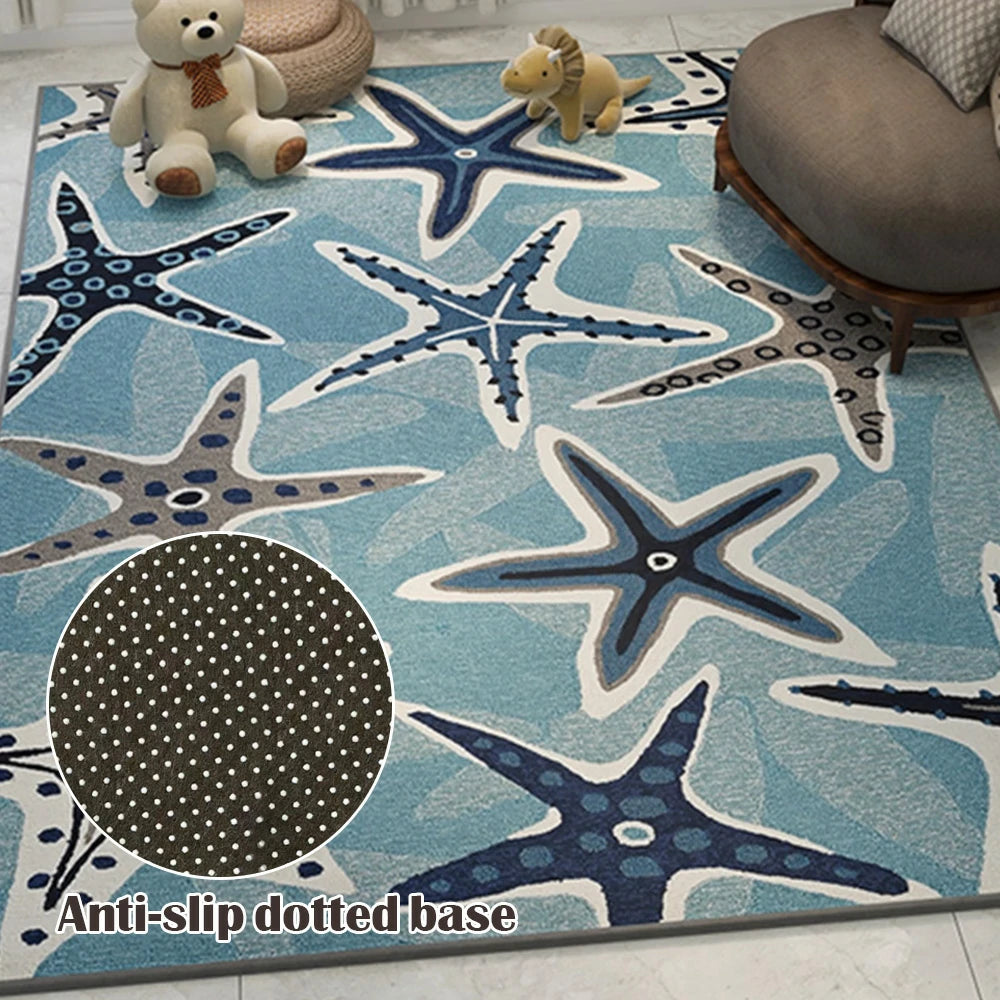 LIVARA Floor Rugs 160/200cm - made with breathable Belgian velvet, a secure anti-slip rubber base, and durable stitching that enhances stability and lifespan in family spaces